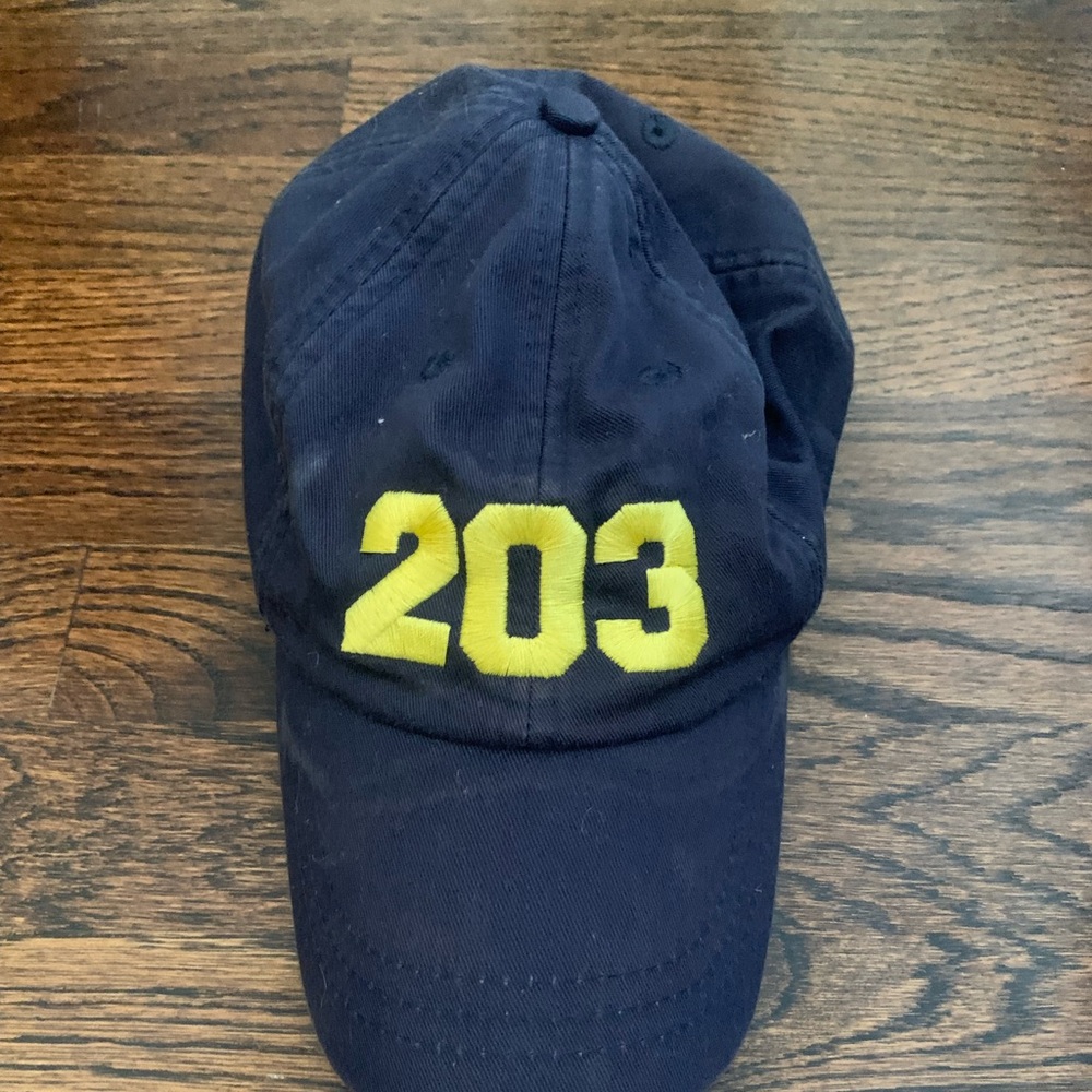 203 Blue and Yellow Hat